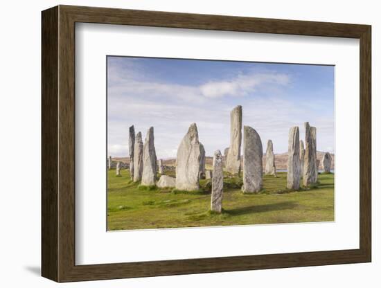 The Callanish Stones on the Isle of Lewis, Outer Hebrides, Scotland, United Kingdom, Europe-Julian Elliott-Framed Photographic Print