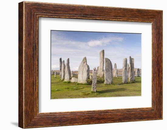 The Callanish Stones on the Isle of Lewis, Outer Hebrides, Scotland, United Kingdom, Europe-Julian Elliott-Framed Photographic Print