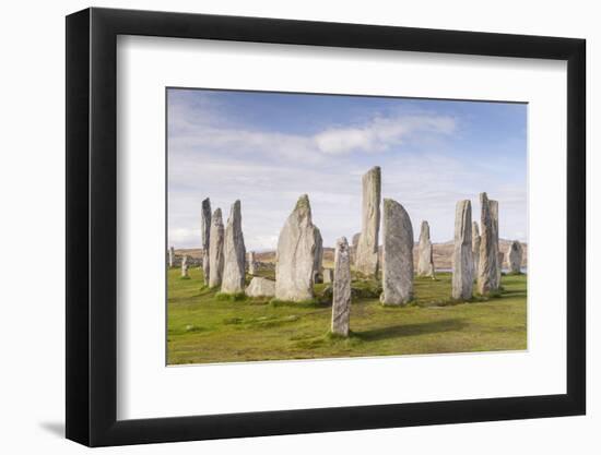 The Callanish Stones on the Isle of Lewis, Outer Hebrides, Scotland, United Kingdom, Europe-Julian Elliott-Framed Photographic Print