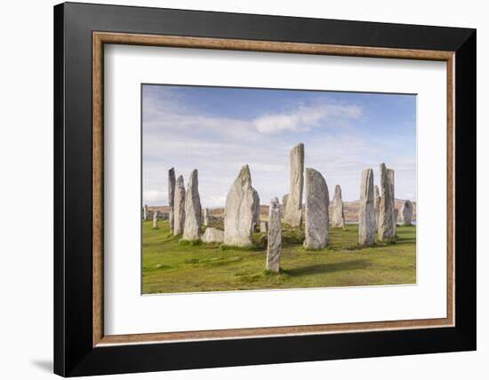 The Callanish Stones on the Isle of Lewis, Outer Hebrides, Scotland, United Kingdom, Europe-Julian Elliott-Framed Photographic Print