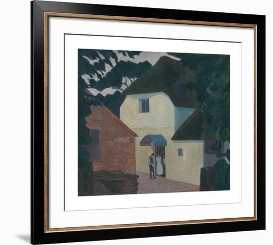 The Caller at the Mill-Robert Polhill Bevan-Framed Premium Giclee Print