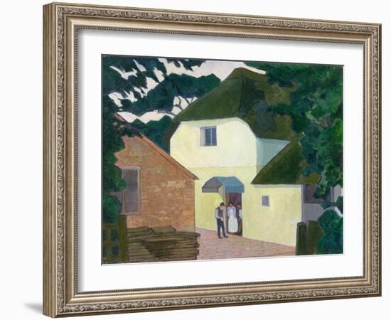 The Caller at the Mill-Robert Polhill Bevan-Framed Giclee Print