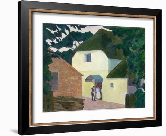 The Caller at the Mill-Robert Polhill Bevan-Framed Giclee Print