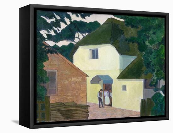The Caller at the Mill-Robert Polhill Bevan-Framed Premier Image Canvas