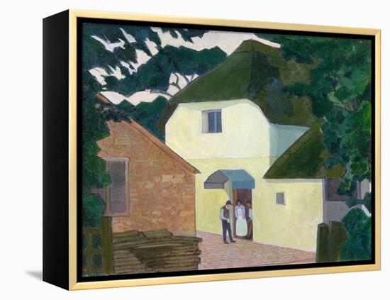 The Caller at the Mill-Robert Polhill Bevan-Framed Premier Image Canvas