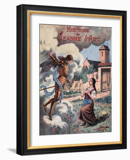 The calling of Joan of Arc by Archangel Michael-Frederic Lix-Framed Giclee Print
