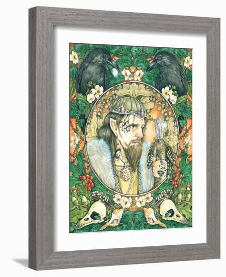 The Calling of Merlin-Linda Ravenscroft-Framed Giclee Print