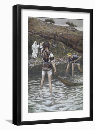 The Calling of Peter and Andrew-James Tissot-Framed Giclee Print