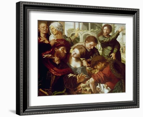 The calling of Saint Matthew-Jan Sanders van Hemessen-Framed Giclee Print
