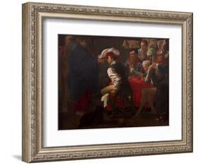 The Calling of Saint Matthew-Hendrick Jansz Terbrugghen-Framed Giclee Print