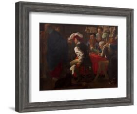 The Calling of Saint Matthew-Hendrick Jansz Terbrugghen-Framed Giclee Print