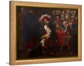The Calling of Saint Matthew-Hendrick Jansz Terbrugghen-Framed Premier Image Canvas