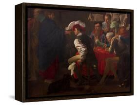 The Calling of Saint Matthew-Hendrick Jansz Terbrugghen-Framed Premier Image Canvas