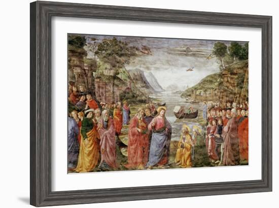 The Calling of Ss. Peter and Andrew, 1481-Domenico Ghirlandaio-Framed Giclee Print