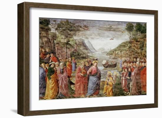 The Calling of Ss. Peter and Andrew, 1481-Domenico Ghirlandaio-Framed Giclee Print