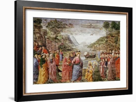 The Calling of Ss. Peter and Andrew, 1481-Domenico Ghirlandaio-Framed Giclee Print