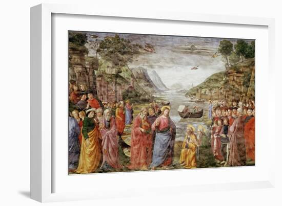 The Calling of Ss. Peter and Andrew, 1481-Domenico Ghirlandaio-Framed Giclee Print