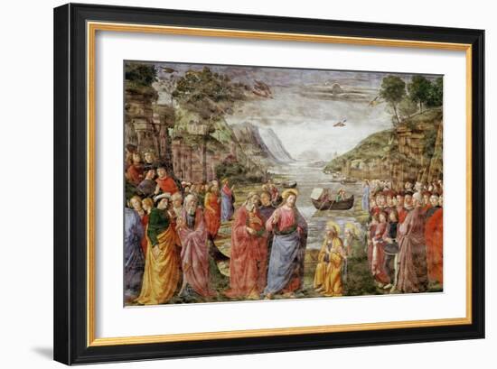 The Calling of Ss. Peter and Andrew, 1481-Domenico Ghirlandaio-Framed Giclee Print