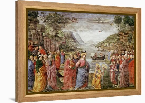 The Calling of Ss. Peter and Andrew, 1481-Domenico Ghirlandaio-Framed Premier Image Canvas