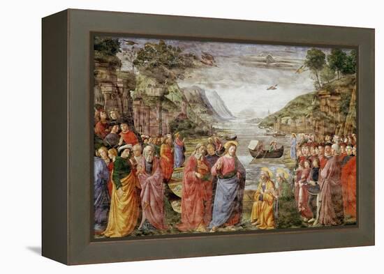 The Calling of Ss. Peter and Andrew, 1481-Domenico Ghirlandaio-Framed Premier Image Canvas