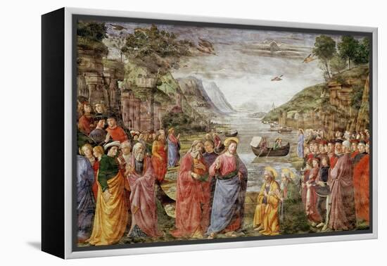 The Calling of Ss. Peter and Andrew, 1481-Domenico Ghirlandaio-Framed Premier Image Canvas