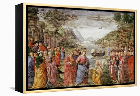 The Calling of Ss. Peter and Andrew, 1481-Domenico Ghirlandaio-Framed Premier Image Canvas