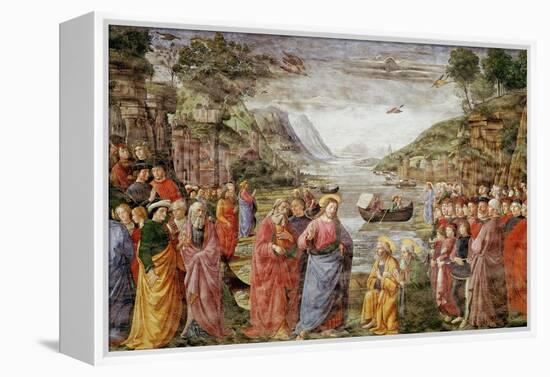 The Calling of Ss. Peter and Andrew, 1481-Domenico Ghirlandaio-Framed Premier Image Canvas