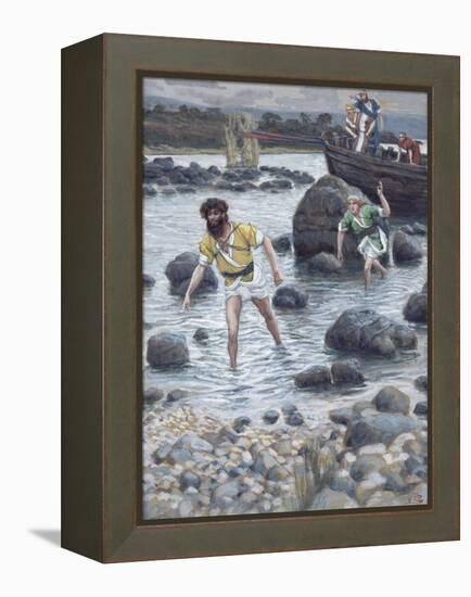 The Calling of St. James and St. John for 'The Life of Christ'-James Jacques Joseph Tissot-Framed Premier Image Canvas