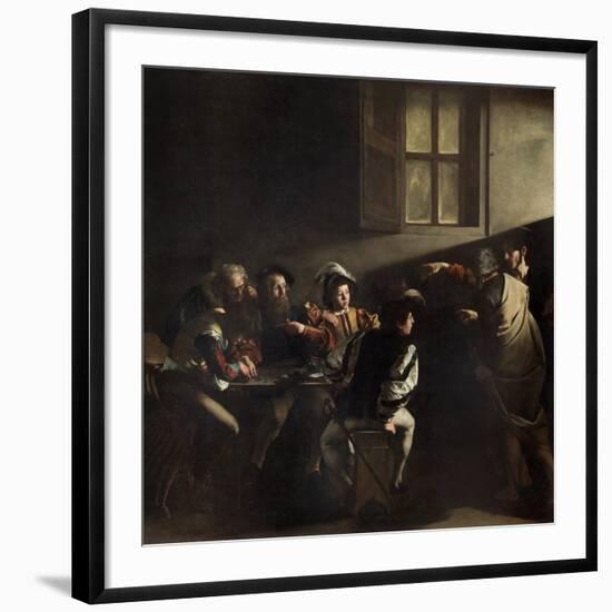 The Calling of St. Matthew by Caravaggio--Framed Giclee Print
