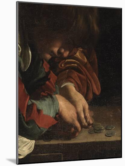 The Calling of St Matthew-Caravaggio-Mounted Giclee Print