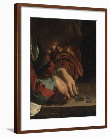 The Calling of St Matthew-Caravaggio-Framed Giclee Print