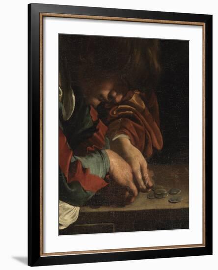 The Calling of St Matthew-Caravaggio-Framed Giclee Print