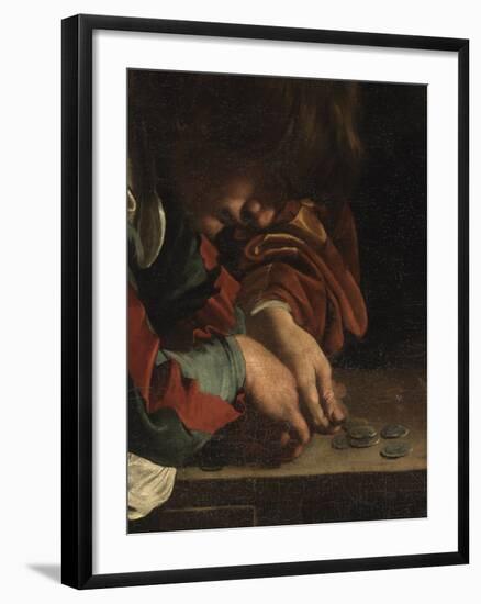 The Calling of St Matthew-Caravaggio-Framed Giclee Print