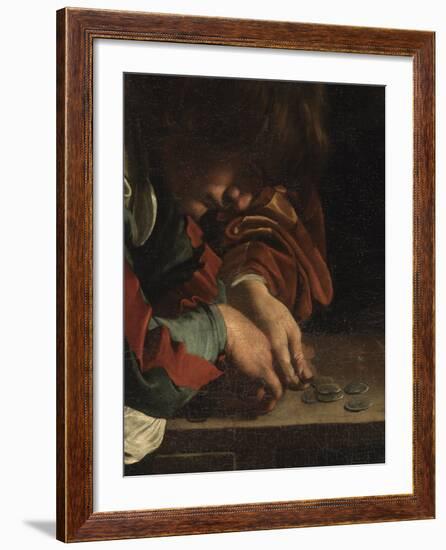 The Calling of St Matthew-Caravaggio-Framed Giclee Print