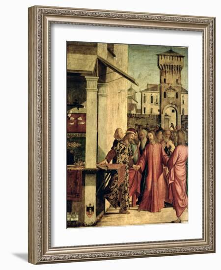 The Calling of St. Matthew-Vittore Carpaccio-Framed Giclee Print