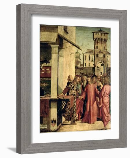 The Calling of St. Matthew-Vittore Carpaccio-Framed Giclee Print