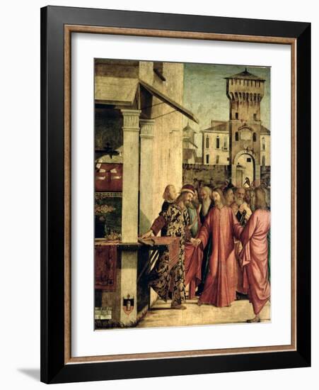 The Calling of St. Matthew-Vittore Carpaccio-Framed Giclee Print