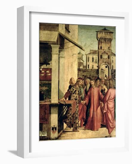 The Calling of St. Matthew-Vittore Carpaccio-Framed Giclee Print