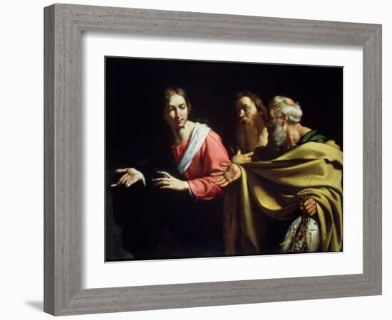 The Calling of St. Peter and St. Andrew-Bernardo Strozzi-Framed Giclee Print