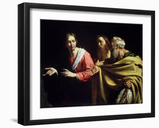 The Calling of St. Peter and St. Andrew-Bernardo Strozzi-Framed Giclee Print