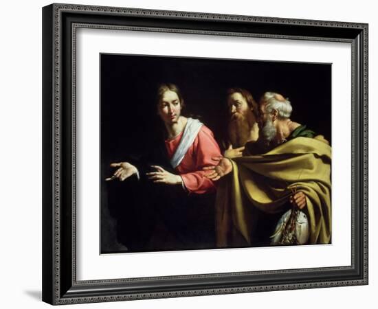 The Calling of St. Peter and St. Andrew-Bernardo Strozzi-Framed Giclee Print