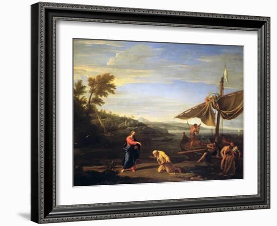The Calling of St. Peter-Philippe De Champaigne-Framed Giclee Print
