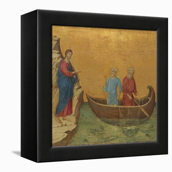 The Calling of the Apostles Peter and Andrew, 1308/1311-Duccio Di buoninsegna-Framed Premier Image Canvas