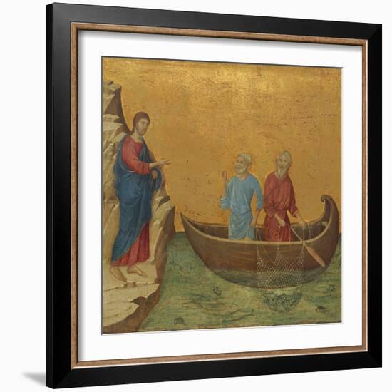 The Calling of the Apostles Peter and Andrew, 1308/1311-Duccio Di buoninsegna-Framed Giclee Print