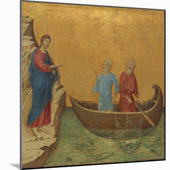 The Calling of the Apostles Peter and Andrew, 1308/1311-Duccio Di buoninsegna-Mounted Giclee Print