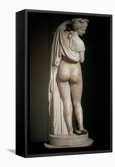 The Callipige Aphrodite, Copy of a 2nd Century BC Greek Original-Roman-Framed Premier Image Canvas