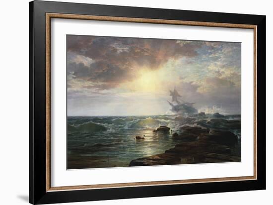 The Calm After the Storm-Edward Moran-Framed Giclee Print