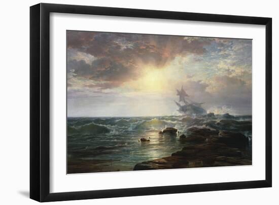 The Calm After the Storm-Edward Moran-Framed Giclee Print