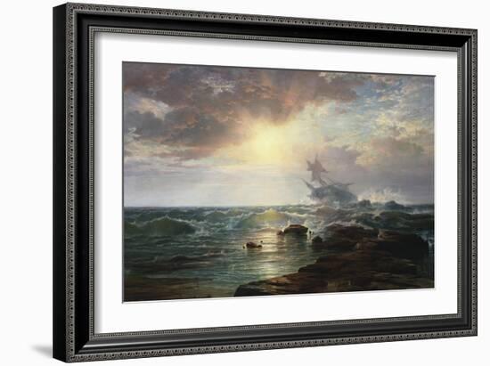 The Calm After the Storm-Edward Moran-Framed Giclee Print