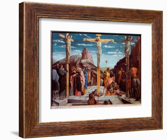 The Calvary, 1457-59 (Oil on Wood)-Andrea Mantegna-Framed Giclee Print